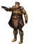 Miniature King Adelbern wearing gold armor in Guild Wars 1