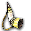 Curved Ascalonian War Horn with a carrying strap from Guild Wars 1