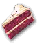 Slice of layered cake representing the Guild Wars 1 Sweet Tooth title package