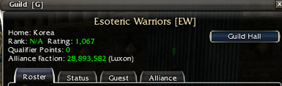 Goldcape Guild Esoteric Warriors [EW]