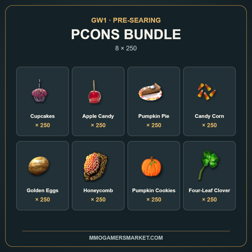Pre-Searing-Pcons-Paket — je 250, 8 Sorten