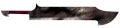 Fellblade sword with a broad dark blade in Guild Wars 1