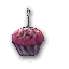 Birthday Cupcake icon with a candle from Guild Wars 1