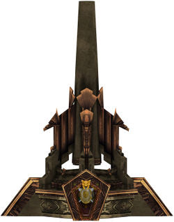 Legendary Master of the North monument statue from Guild Wars 1