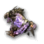 Miniature Mallyx with a purple body and broad shoulders in Guild Wars 1