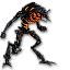 Miniature Destroyer of Flesh with glowing orange markings in Guild Wars 1