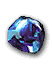 Blue faceted Sapphire gemstone icon in Guild Wars 1