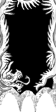 Black guild cape with a silver ornamental trim in Guild Wars 1