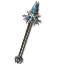 Voltaic Spear with blue details and a long shaft from Guild Wars 1