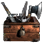War Supplies chest holding weapons from Guild Wars 1