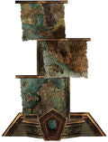 Cartographer monument statue for the Factions title service in Guild Wars 1
