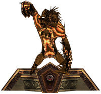 Domain of Anguish Hall of Monuments statue on a pedestal in Guild Wars 1